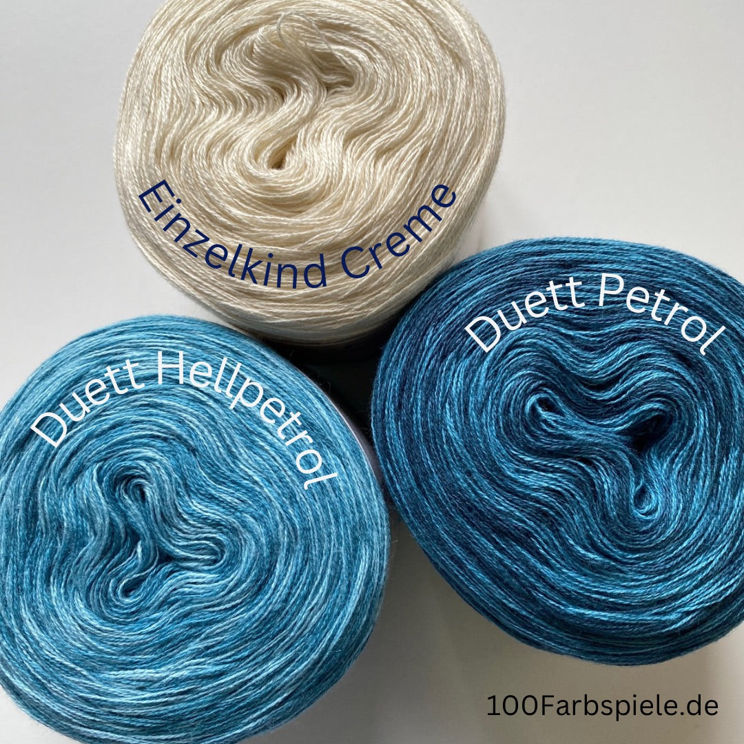 DUETT 4fach Ton-in-Ton meliert - 100Farbspiele