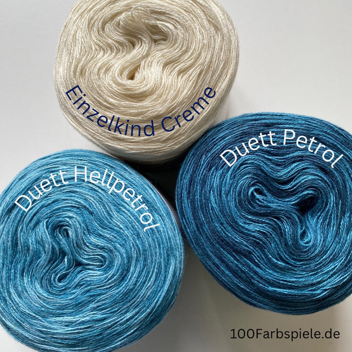 DUETT 4fach Ton-in-Ton meliert - 100Farbspiele
