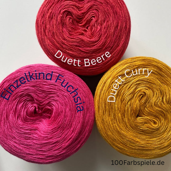 DUETT 4fach Ton-in-Ton meliert - 100Farbspiele
