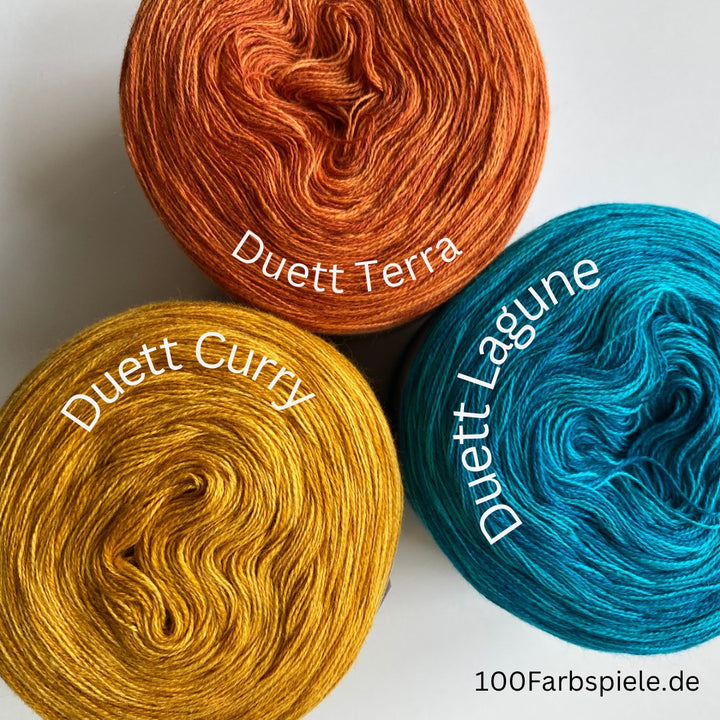 DUETT 4fach Ton-in-Ton meliert - 100Farbspiele