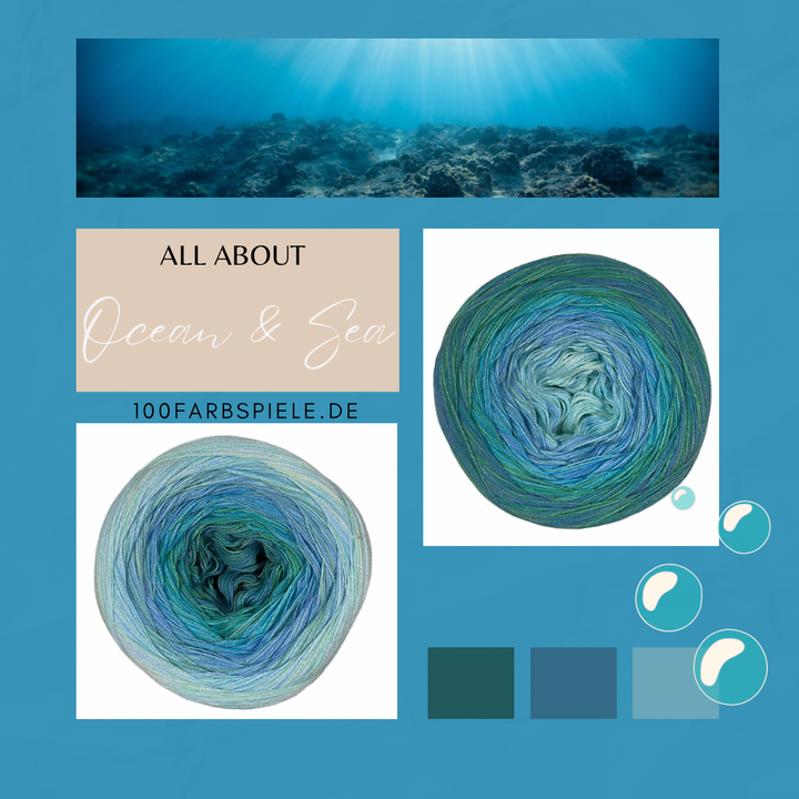 *ALL ABOUT OCEAN & SEA *  Unikat - 100Farbspiele