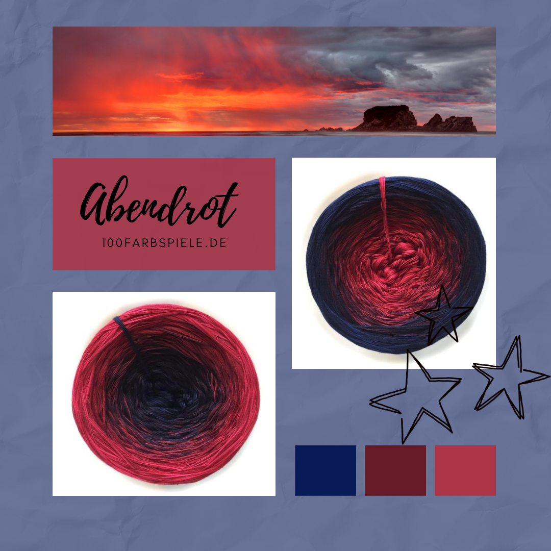 ** ABENDROT ** Unikat Classic&PREMIUM - 100Farbspiele
