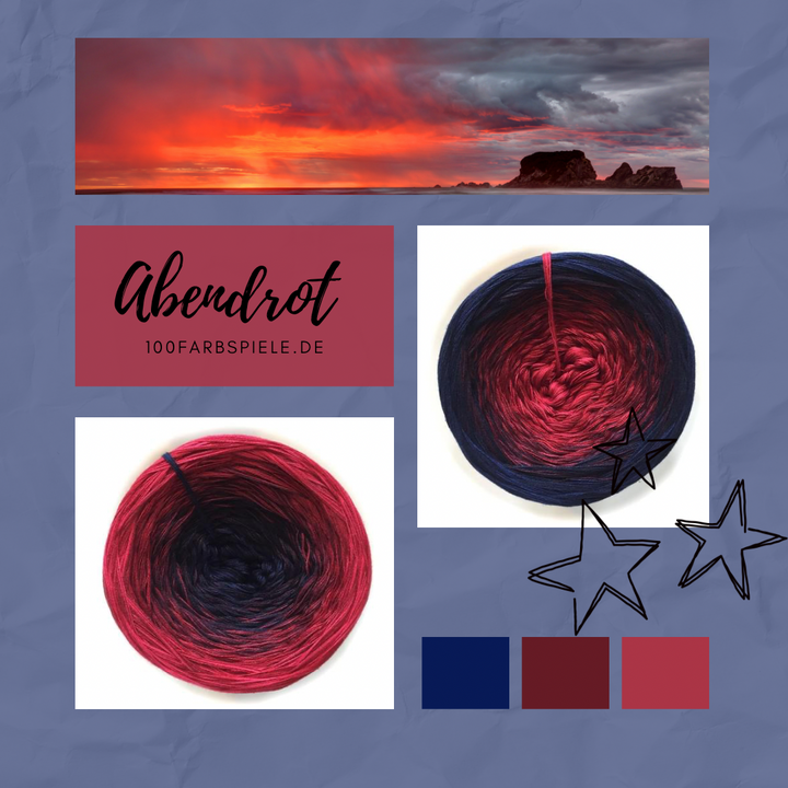 ** ABENDROT ** Unikat Classic&PREMIUM - 100Farbspiele