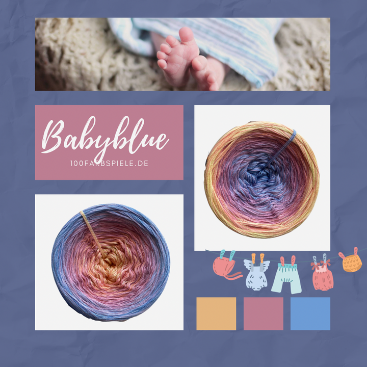 ** BABYBLUE ** Unikat Classic&PREMIUM - 100Farbspiele