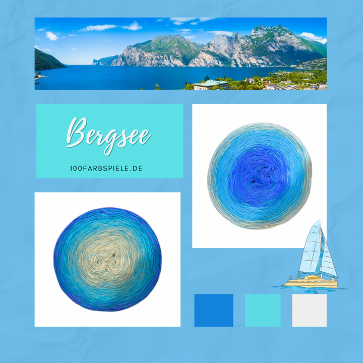 ** BERGSEE ** Unikat Classic&PREMIUM - 100Farbspiele