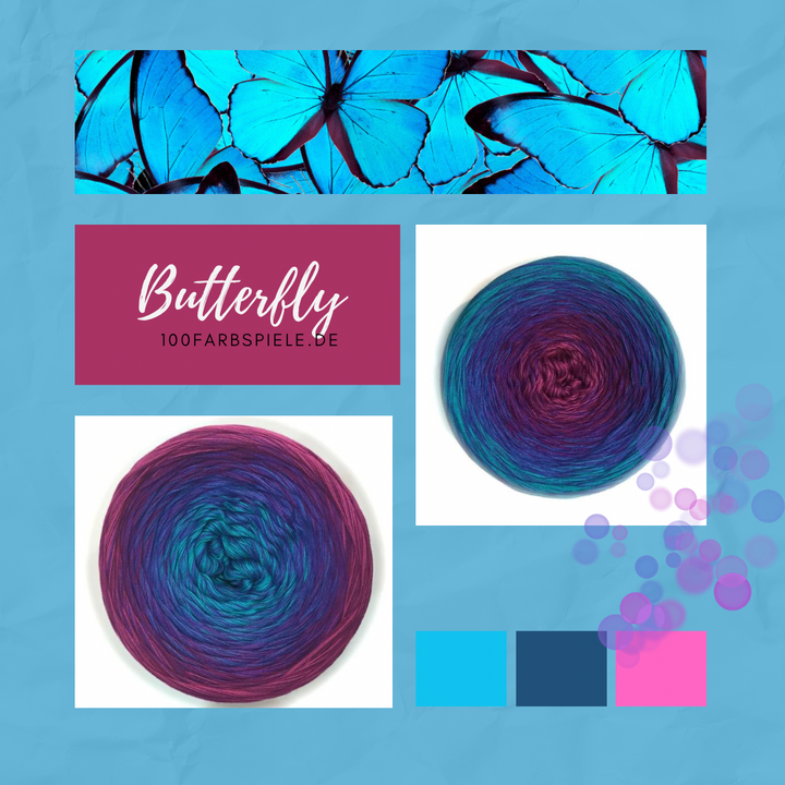 ** BUTTERFLY ** Unikat Classic&PREMIUM - 100Farbspiele