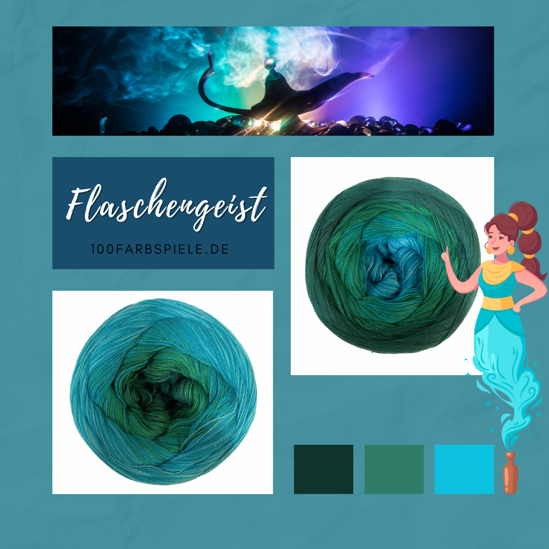 ** FLASCHENGEIST ** Unikat Classic&PREMIUM - 100Farbspiele