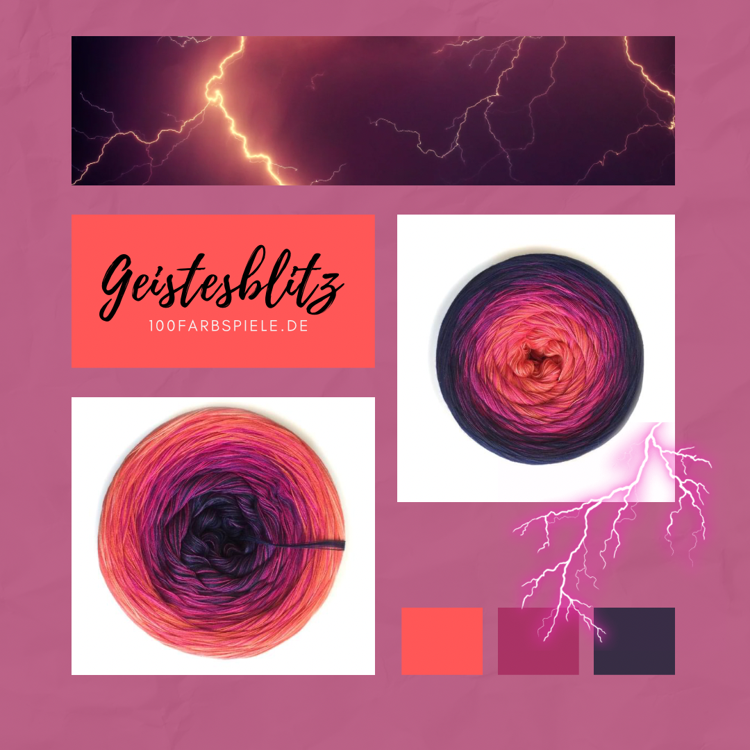 ** GEISTESBLITZ ** Unikat Classic&PREMIUM - 100Farbspiele