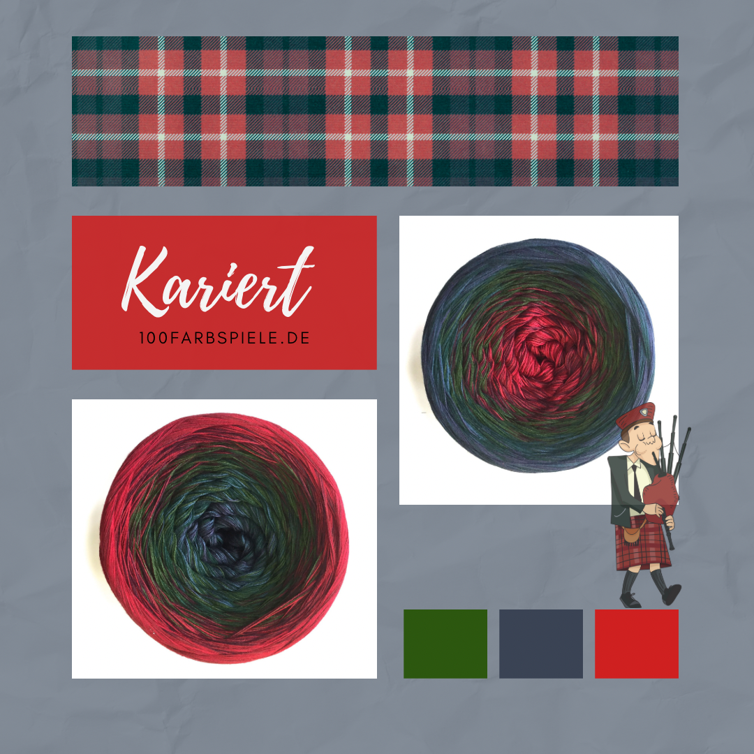 ** KARIERT ** Unikat Classic&PREMIUM - 100Farbspiele