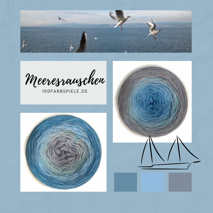 * MEERESRAUSCHEN * Unikat Classic&PREMIUM - 100Farbspiele