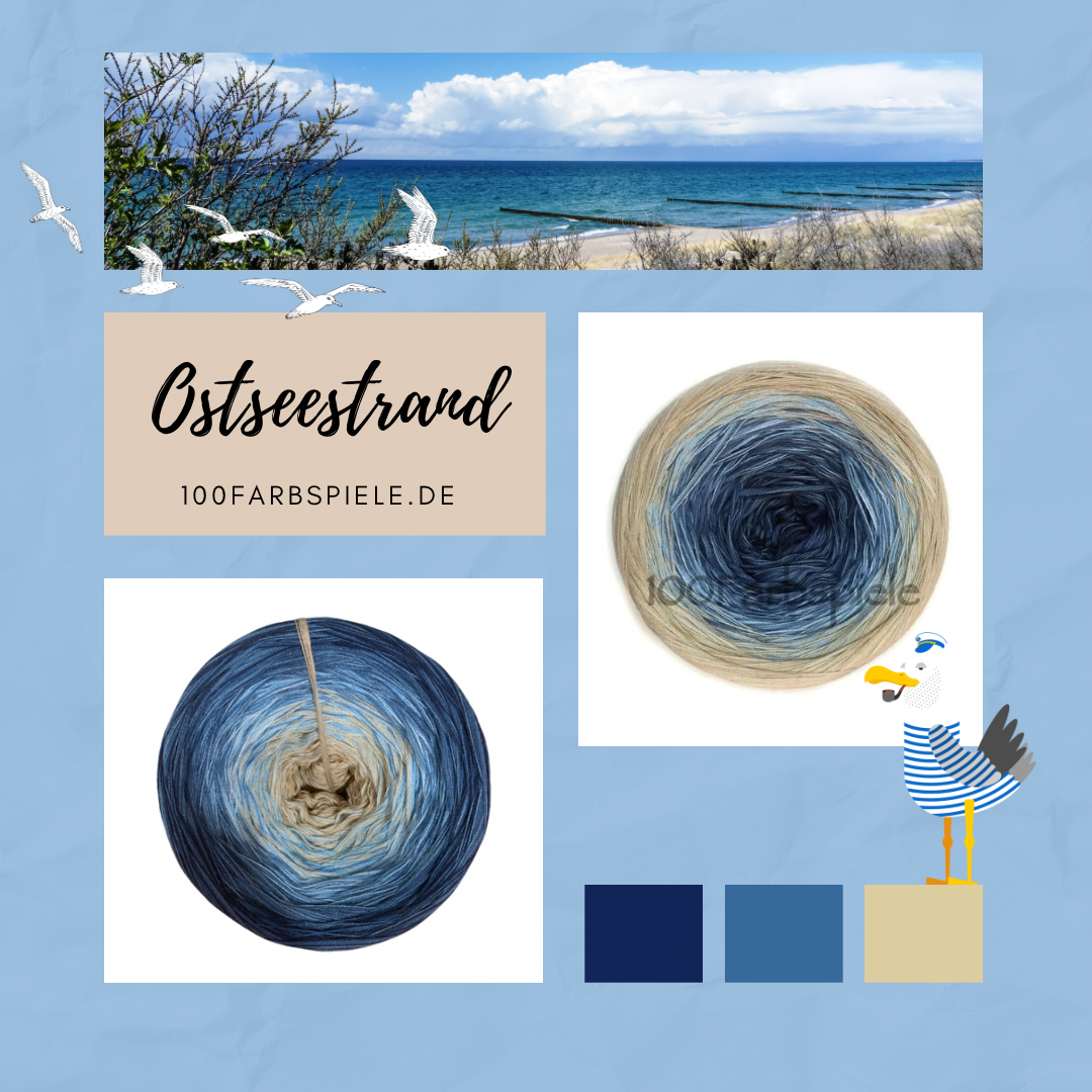 ** OSTSEESTRAND ** Unikat Classic&PREMIUM - 100Farbspiele