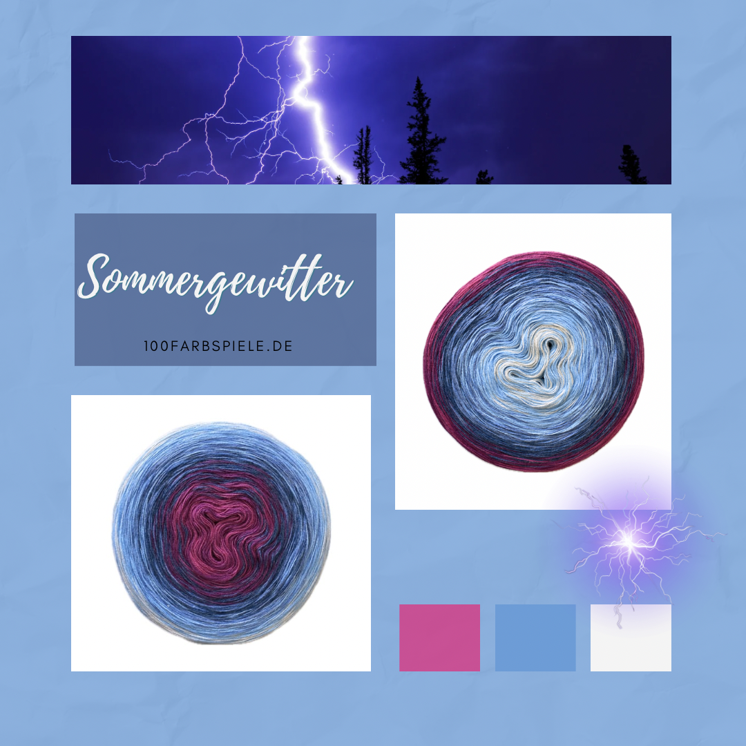 * SOMMERGEWITTER * Unikat Classic&PREMIUM - 100Farbspiele