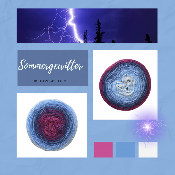 * SOMMERGEWITTER * Unikat Classic&PREMIUM - 100Farbspiele
