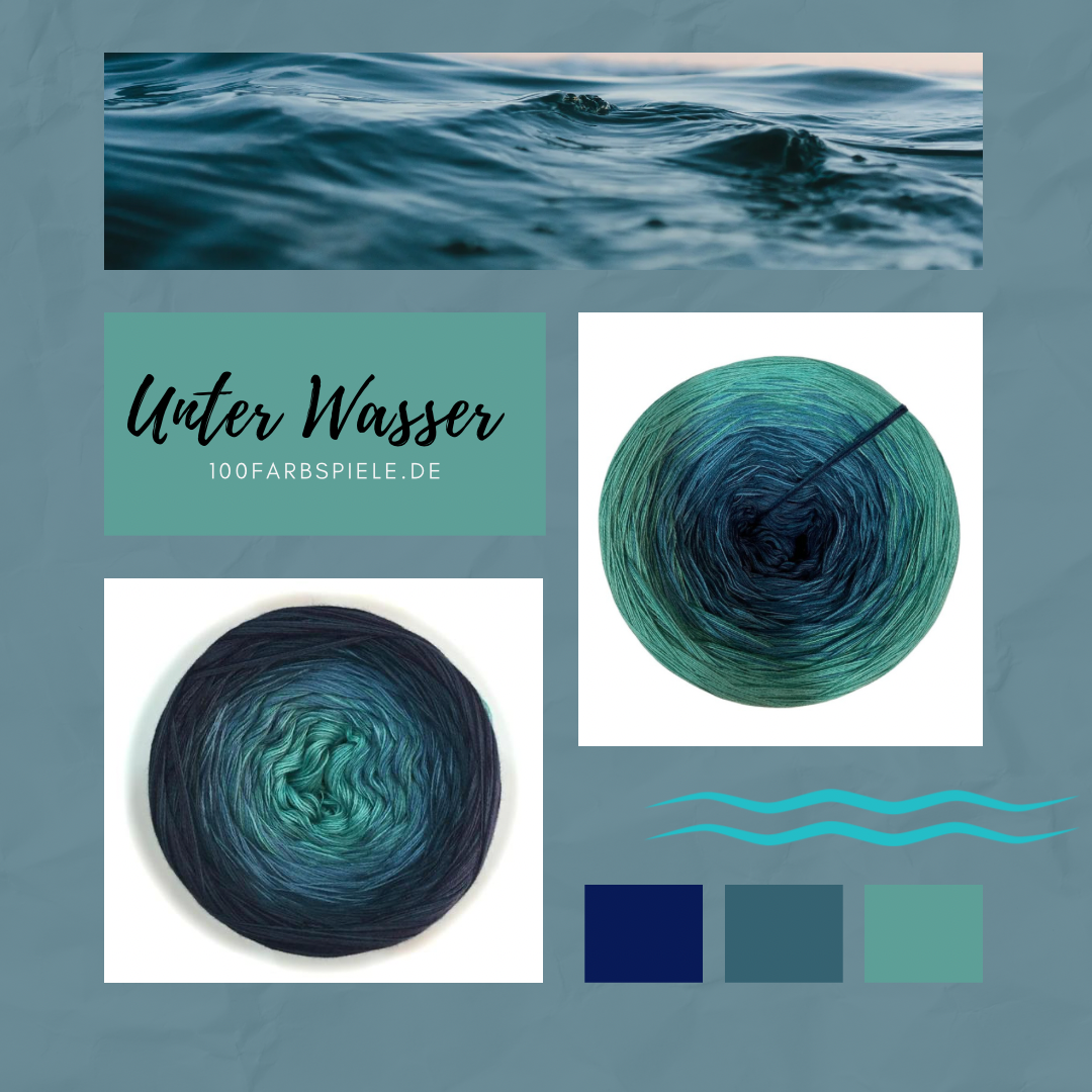 ** UNTERWASSER ** Unikat Classic&PREMIUM - 100Farbspiele