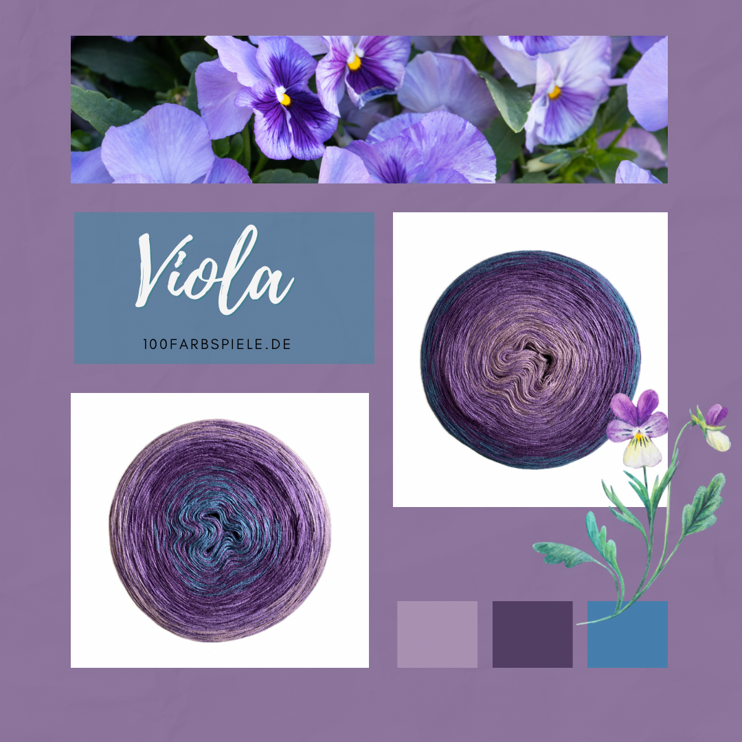 **** VIOLA ****  Unikat Classic&PREMIUM - 100Farbspiele