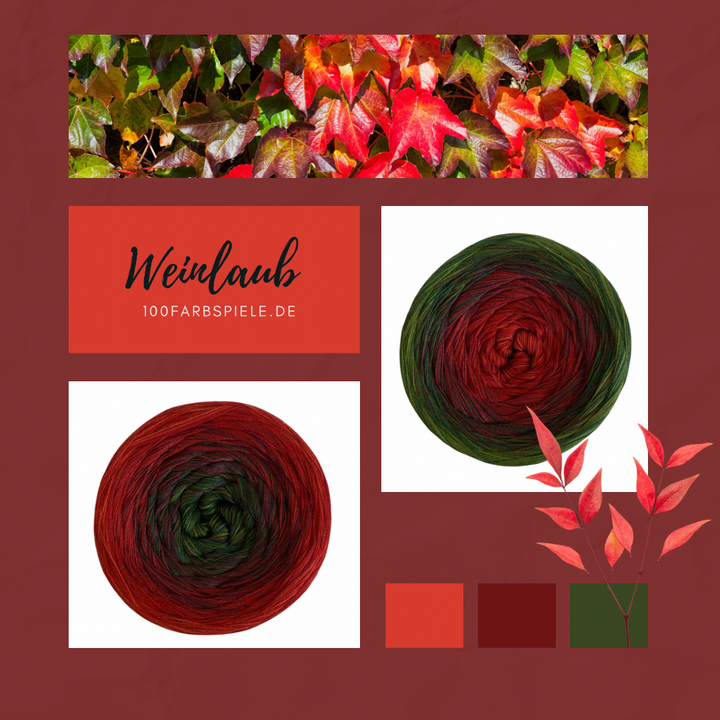 ** Weinlaub ** Unikat Classic&PREMIUM - 100Farbspiele