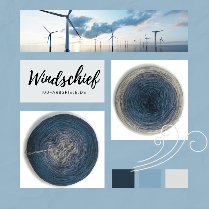 ** WINDSCHIEF ** Unikat Classic&PREMIUM - 100Farbspiele