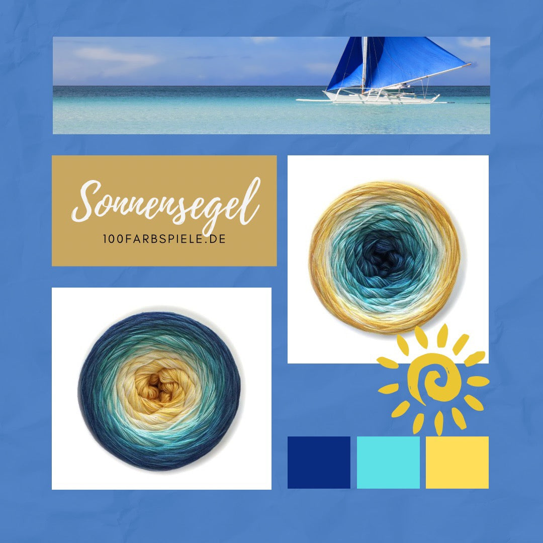 **SONNENSEGEL ** Unikat Classic&PREMIUM - 100Farbspiele