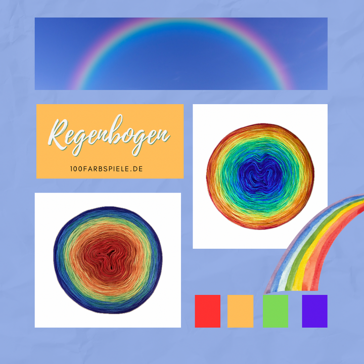 ** REGENBOGEN ** Unikat Classic&PREMIUM - 100Farbspiele