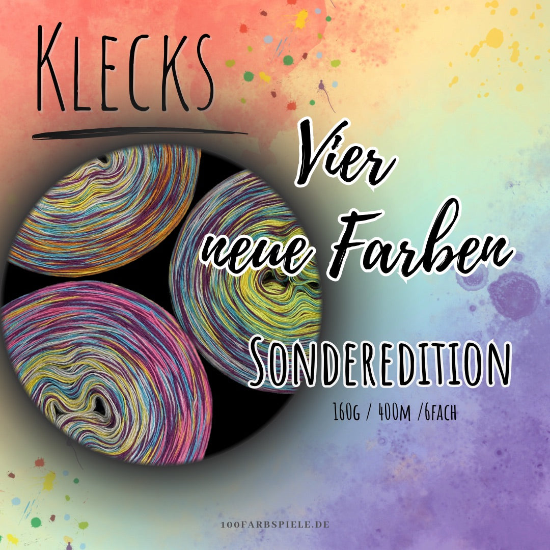 ** KLECKS * Unikat Sonderedition 6fach - 100Farbspiele