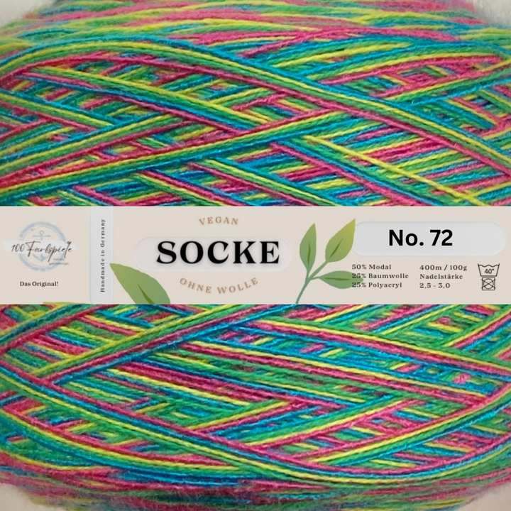 Sockenwolle / Strumpfwolle vegan ohne Wolle  limitiert 8 neue Farben!