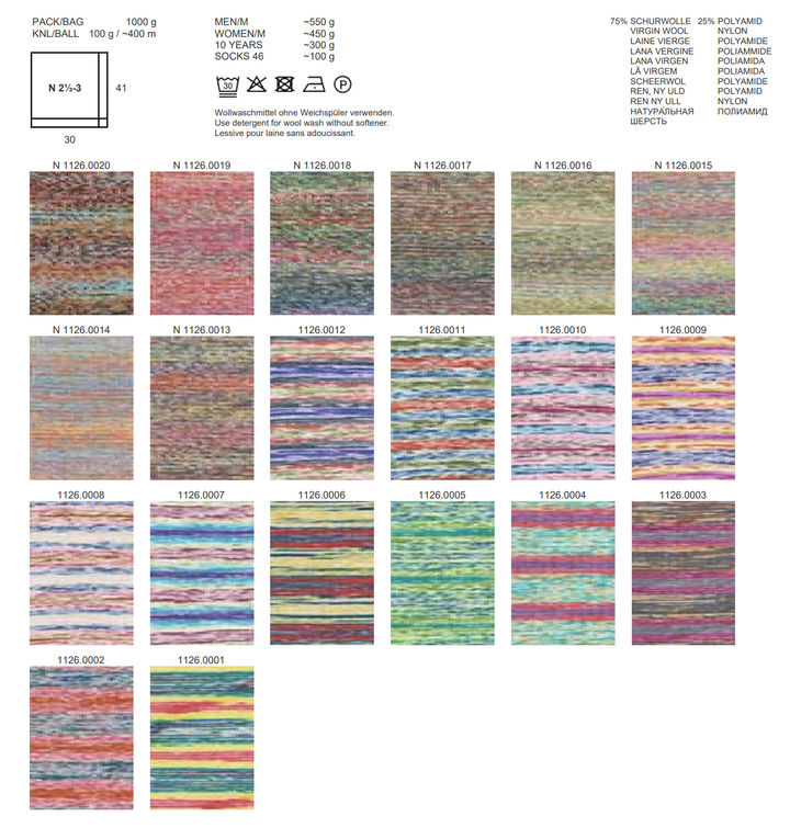 LANGYARNS WOOLADDICTS MOVE 4fach  ** Neue Farben  2025/26