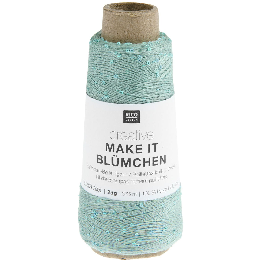 RICO Design "Make it Blümchen" Paillettengarn / Beilaufgarn - 100Farbspiele
