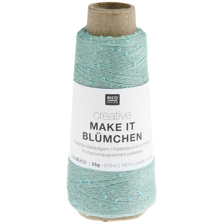 RICO Design "Make it Blümchen" Paillettengarn / Beilaufgarn - 100Farbspiele