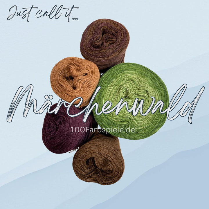Just Call it.... Das Thementuch * Strickpaket mit Anleitung * - 100Farbspiele