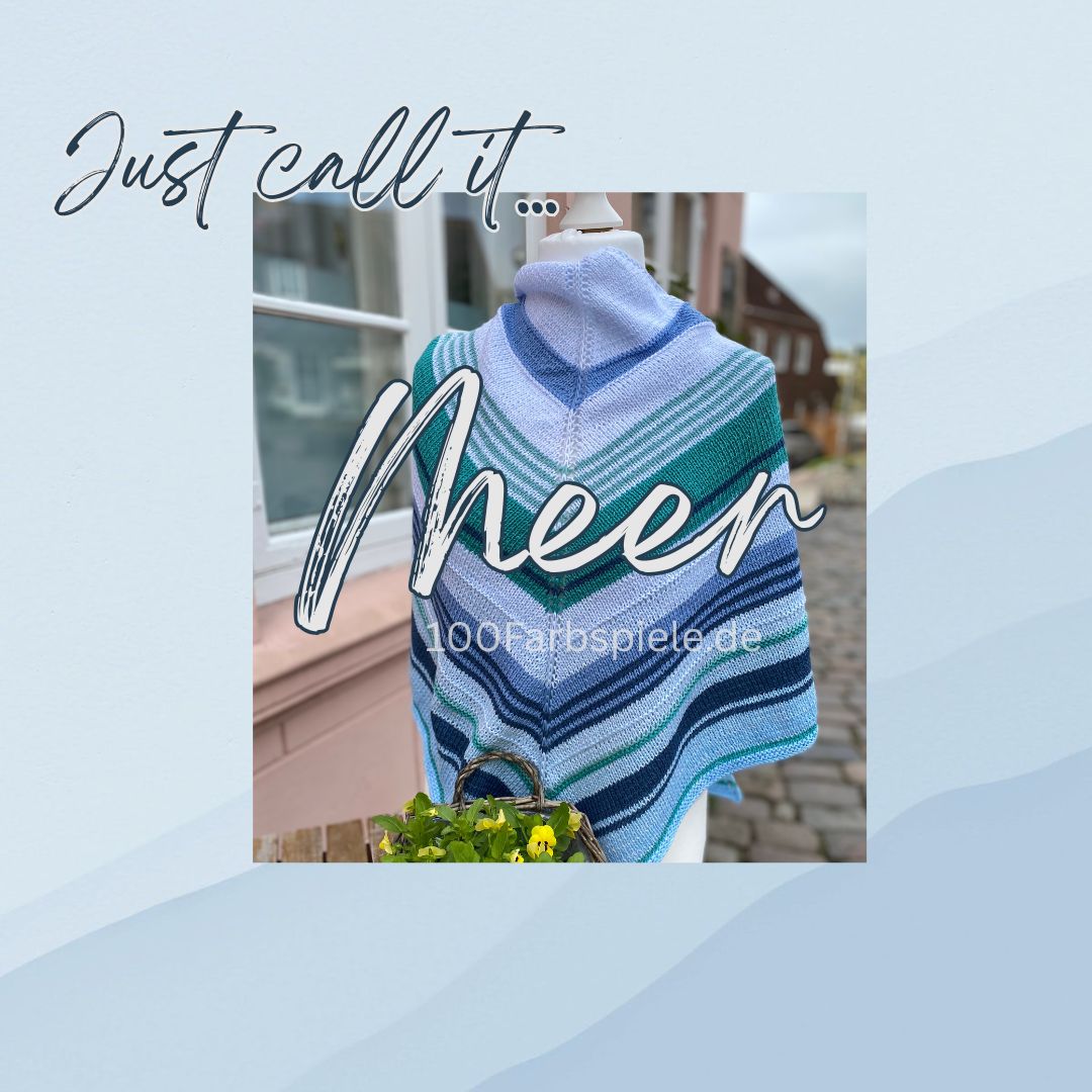 Just Call it.... Das Thementuch * Strickpaket mit Anleitung * - 100Farbspiele