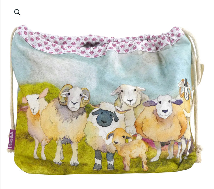 Kleine Beuteltasche von Emma Ball® verschiedene Designs - 100Farbspiele