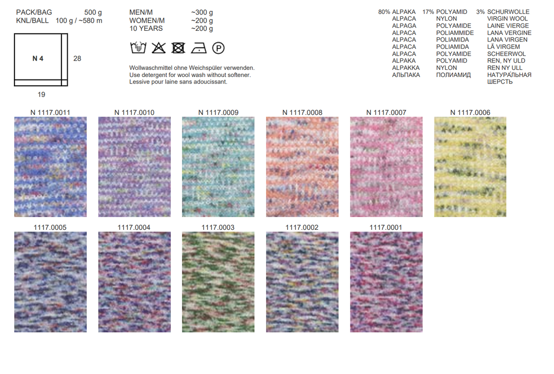 LANGYARNS MUSE * Neue Farben  * 2024/25 - 100Farbspiele
