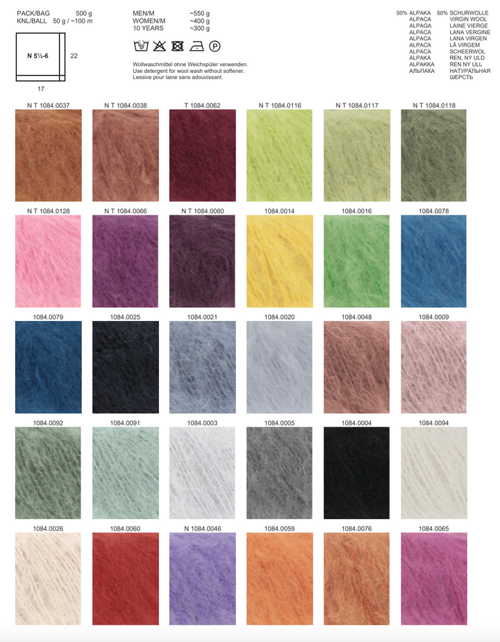 LANGYARNS WOOLADDICTS Honor  ** Neue Farben  24/25 * - 100Farbspiele