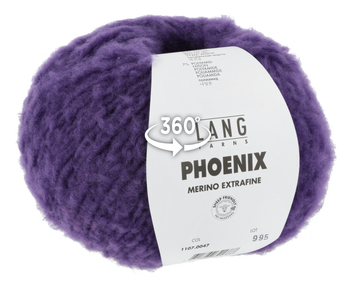LANGYARNS Phoenix Merino extrafine Neue Farben 24/25 - 100Farbspiele