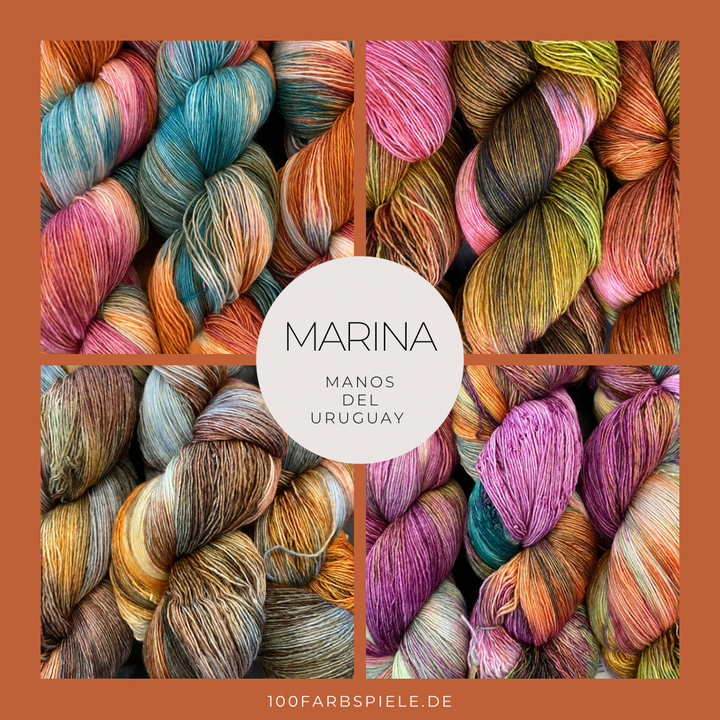Manos del Uruguay MARINA 800m/100g - 100Farbspiele