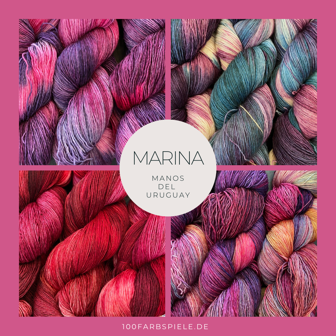 Manos del Uruguay MARINA 800m/100g - 100Farbspiele