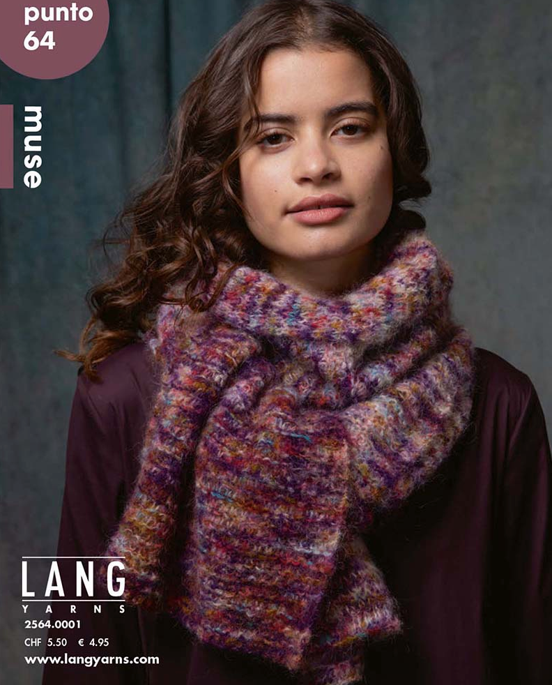 Langyarns PUNTO 64 MUSE aktuelle Wintermode 2024 Anleitungen - 100Farbspiele