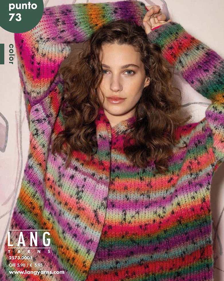 Langyarns PUNTO 73 CLOUD aktuelle Wintermode 2024/25 Anleitungen - 100Farbspiele