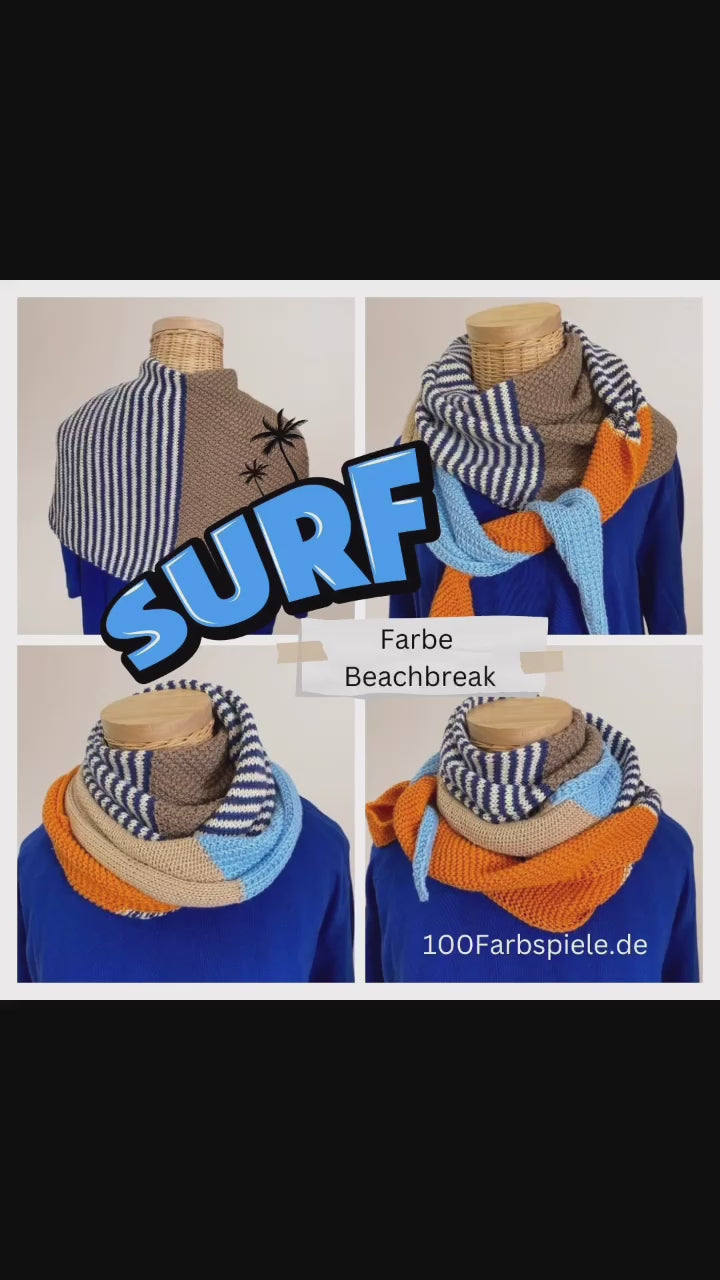 SURF - Das Männertuch - mit Anleitung und Label