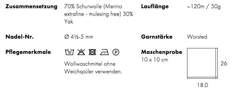 Langyarns Yak - 100Farbspiele