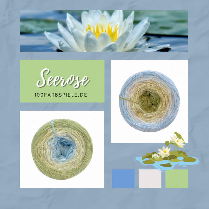 ** SEEROSE ** Unikat Classic&PREMIUM - 100Farbspiele