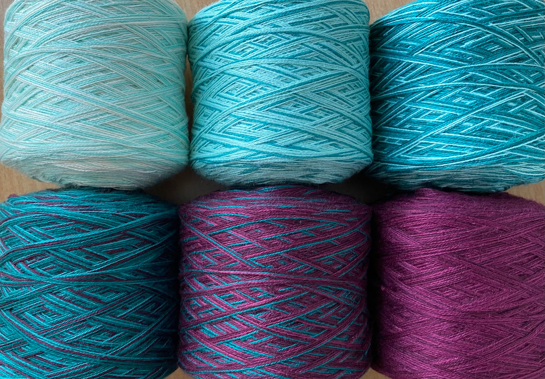 HALF Moon  6 Farben in einem Paket mit Anleitung - 100Farbspiele