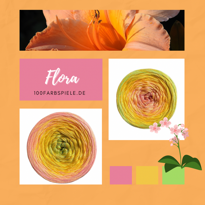 ** FLORA **** Unikat Classic&PREMIUM  * endet 13.10.24 - 100Farbspiele