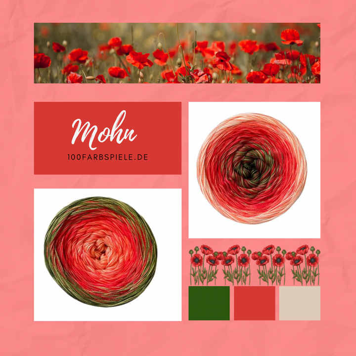 *** MOHN *** Unikat Classic&PREMIUM - 100Farbspiele