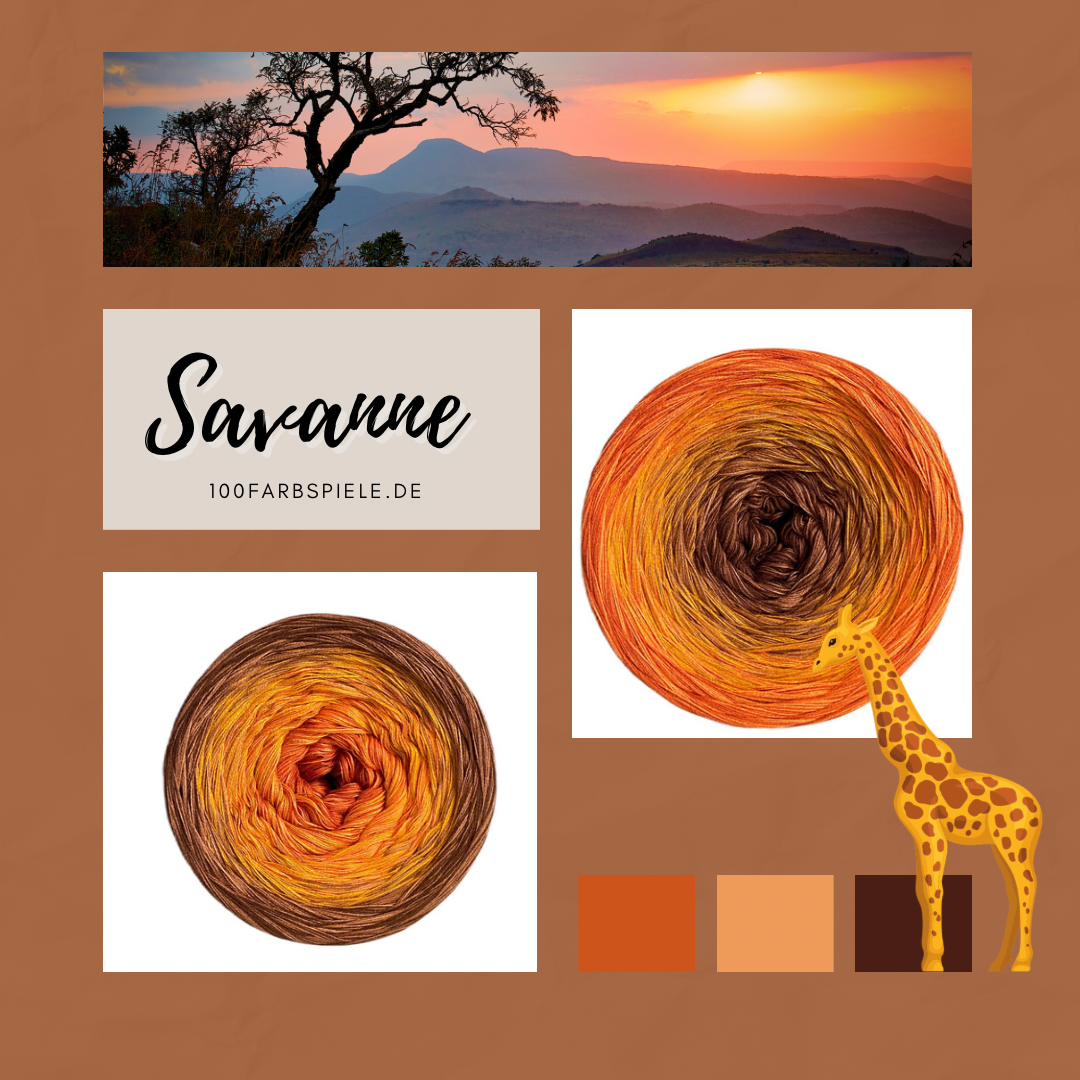 ** Savanne ** Unikat Classic&PREMIUM  Savanne * endet 09.02.25 * - 100Farbspiele