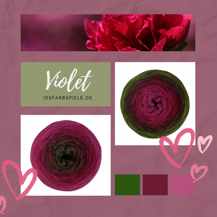 *** VIOLET *** Unikat Classic&PREMIUM - 100Farbspiele