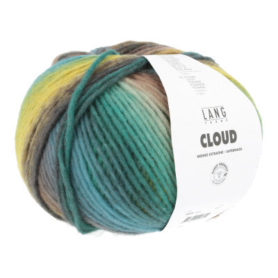 LANGYARNS Cloud laine mérinos douce multicolore 