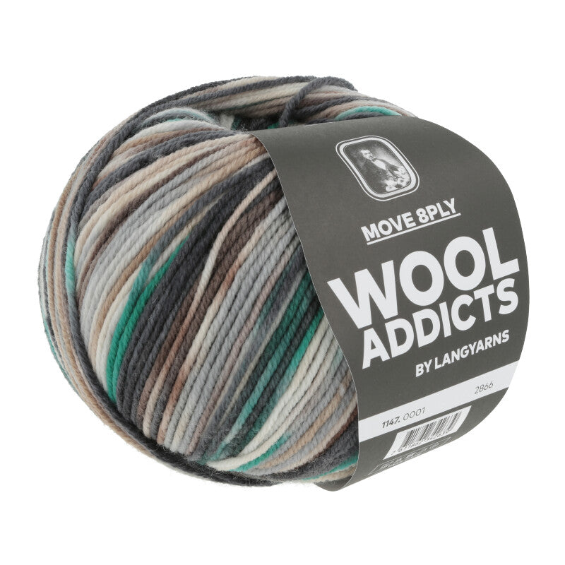 LANGYARNS WOOLADDICTS MOVE 8fach  ** NEU NEU  24/25 * - 100Farbspiele