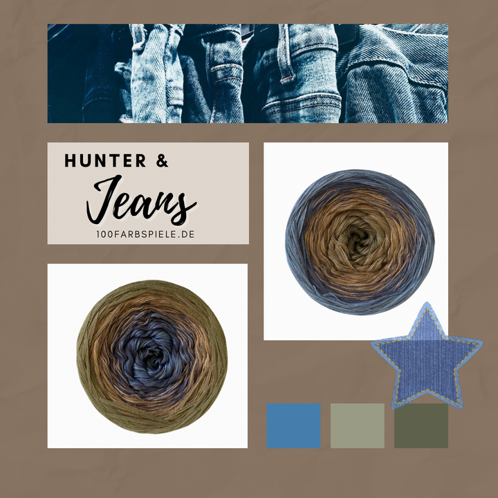 * HUNTER & JEANS * Unikat Classic&PREMIUM - 100Farbspiele