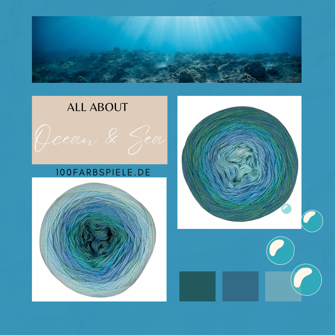 100Farbspiele Unikat  All About Ocean&Sea